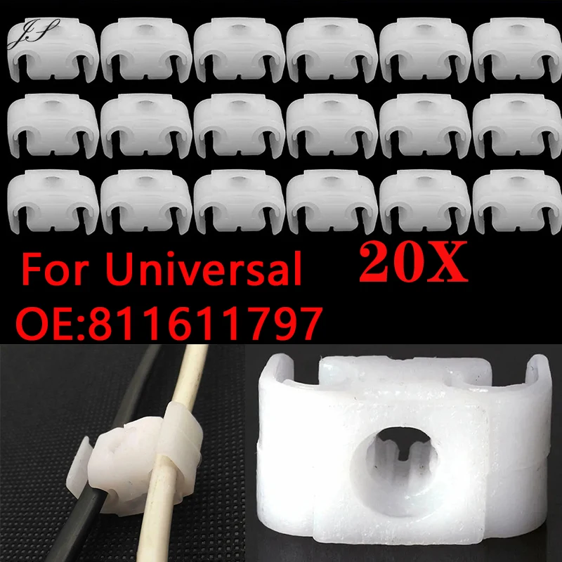 Golf Equipment Holder - Car Brake Line Hose Clips Double