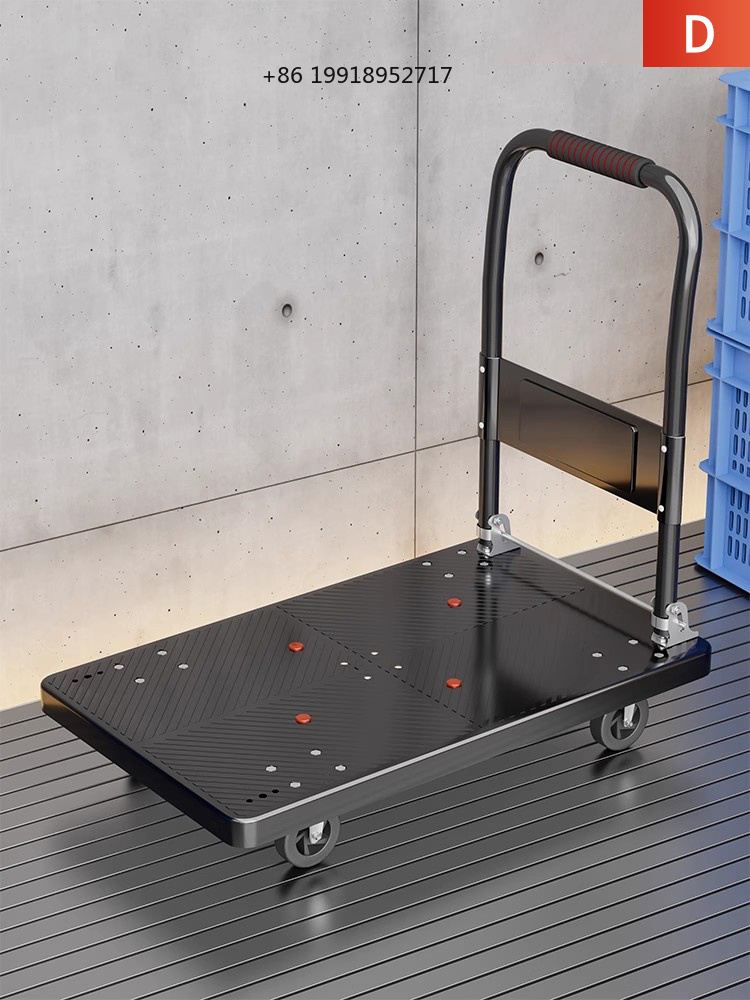 Pull Cart Fold - Portable Folding Hand-Pulled Cargo Moving Cart