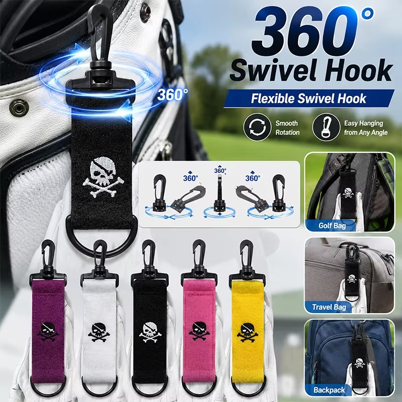 Golf Equipment Holder - 1-3pcs Colorful Golf Hang Gloves Magic