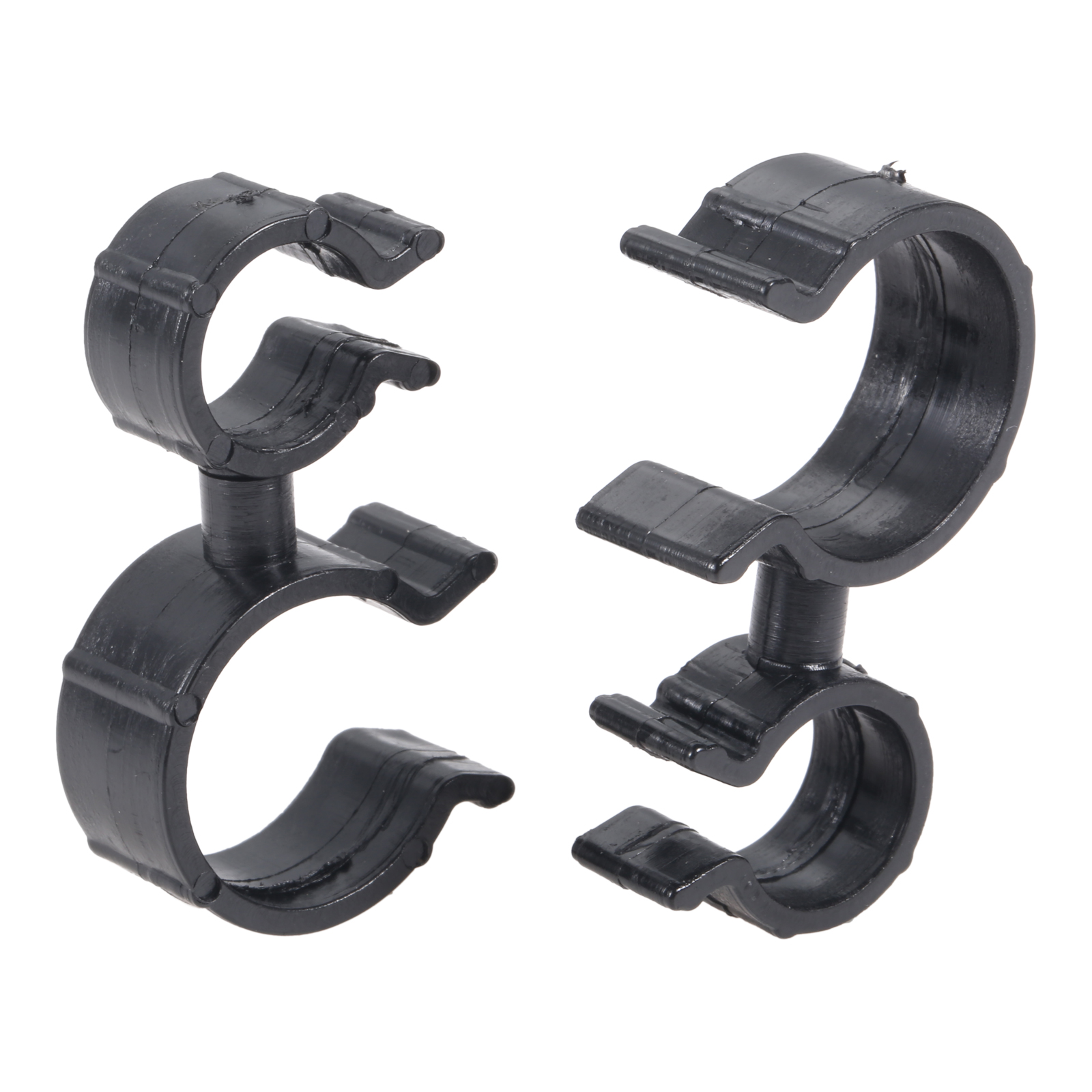Golf Equipment Holder - 2pcs Car Black Plastic Tubing Support