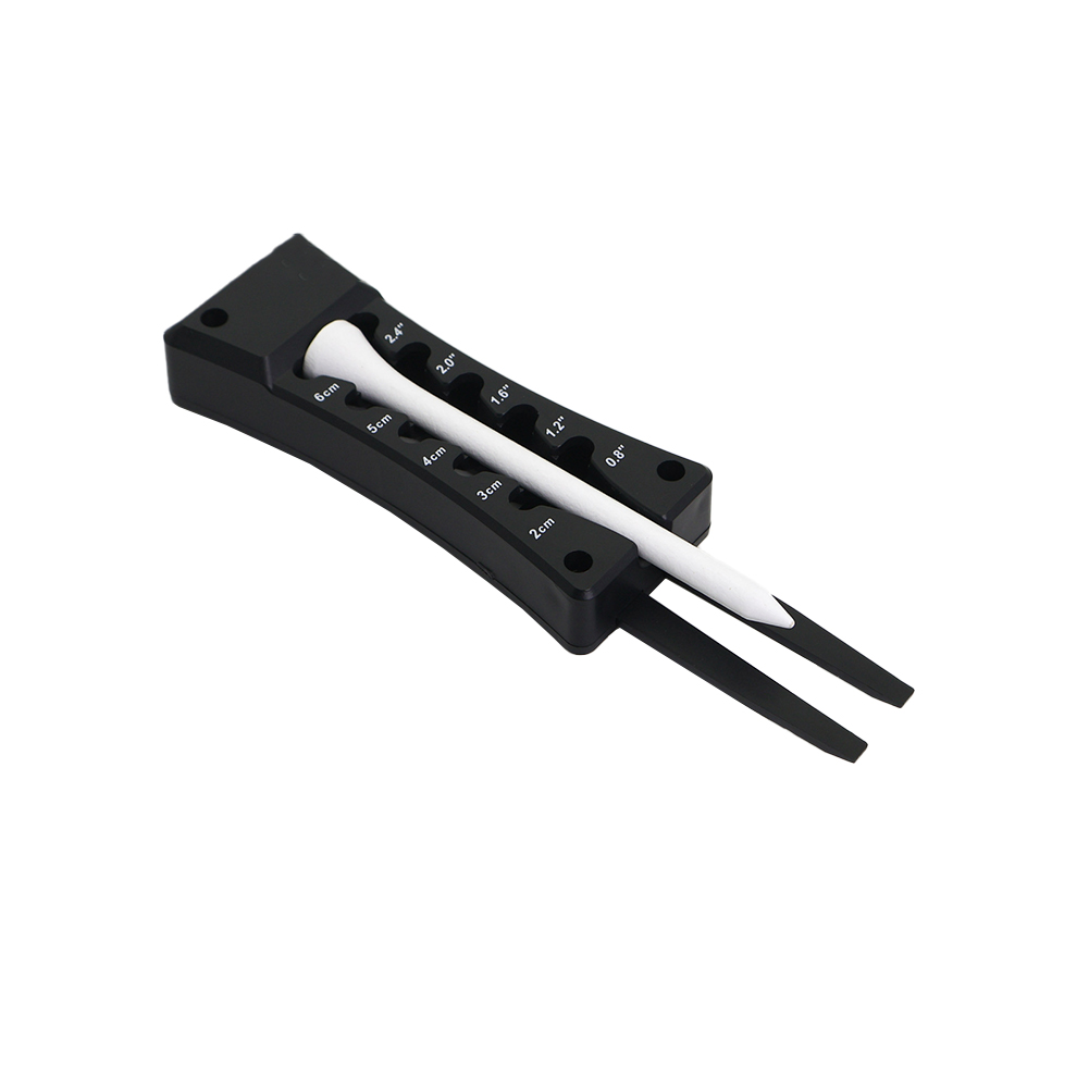 Golf Equipment Holder - Black 3 In 1 Golf Tool