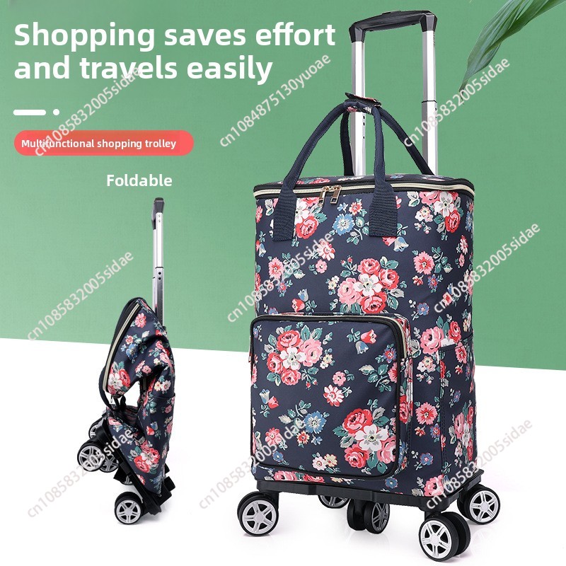 Pull Cart Fold - New Grocery Cart Tin Foil Insulation