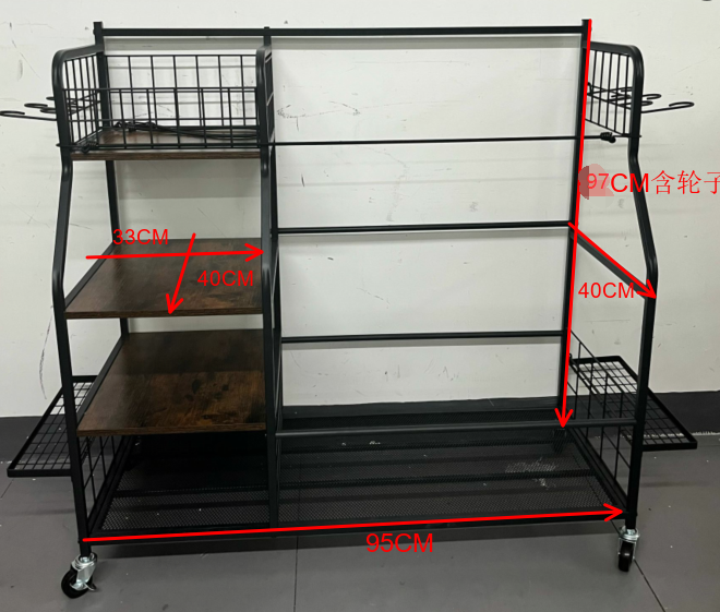 Rolling Golf Storage Rack Gara - Golf Equipment Garage Organizer review and price