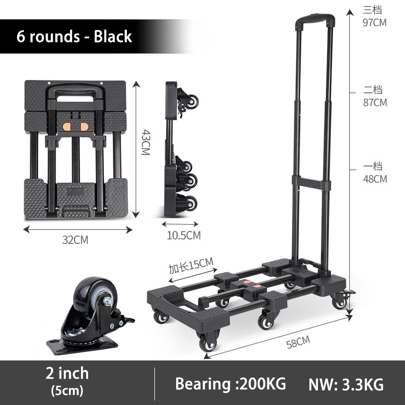 Portable Folding Trolley Cart  - Pull Cart Fold review and price