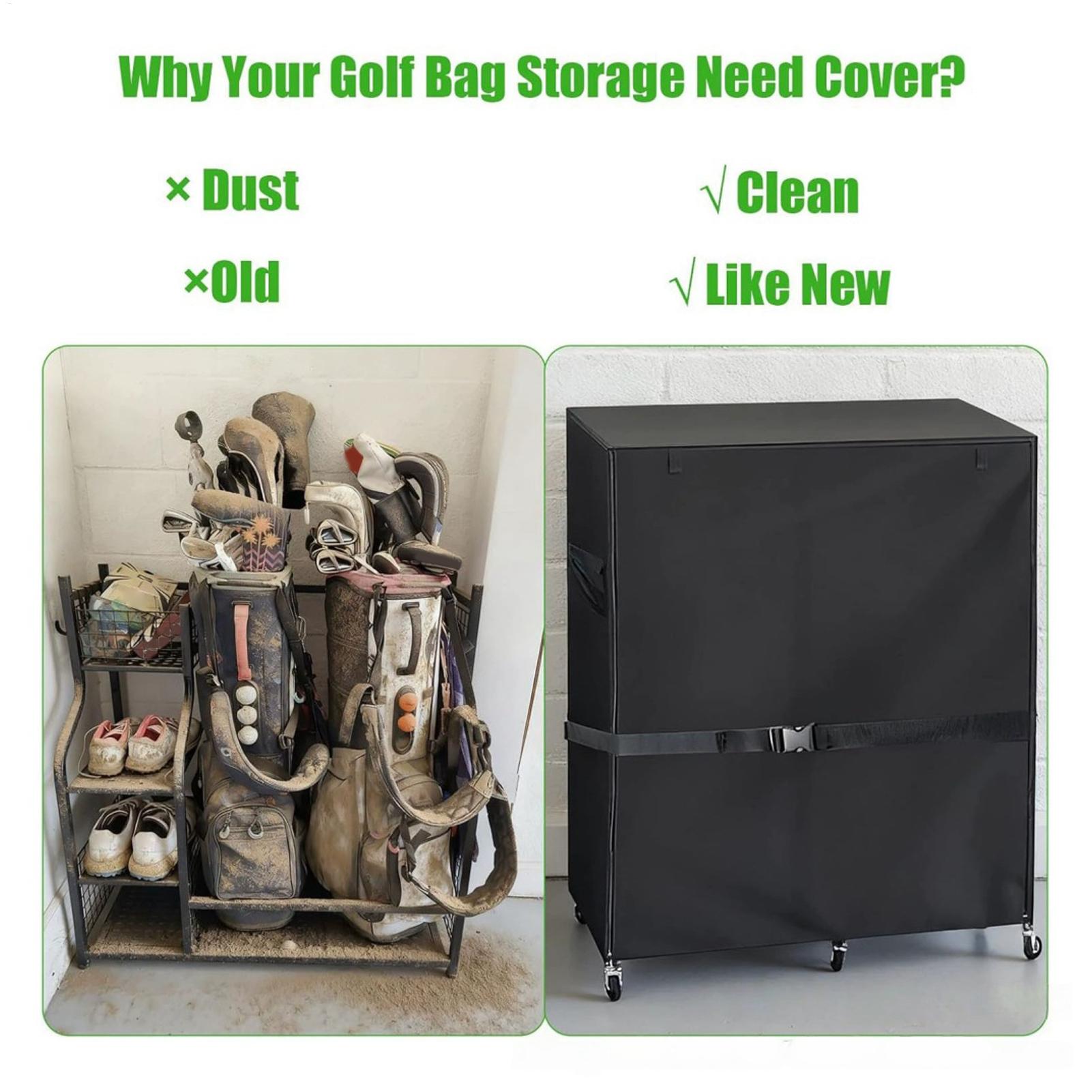 Dust Cover for Golf Storage Ra - Golf Equipment Garage Organizer review and price