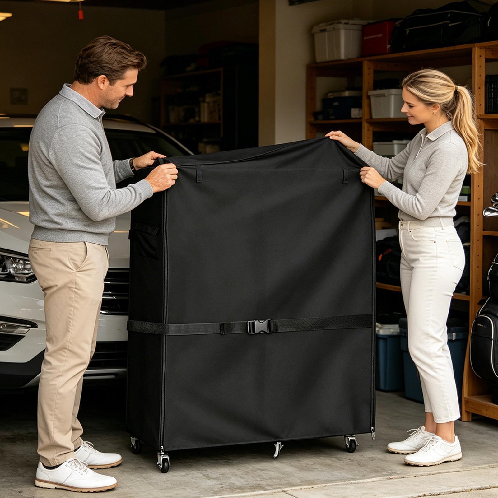 Dust Cover for Golf Storage Ra - Golf Equipment Garage Organizer review and price