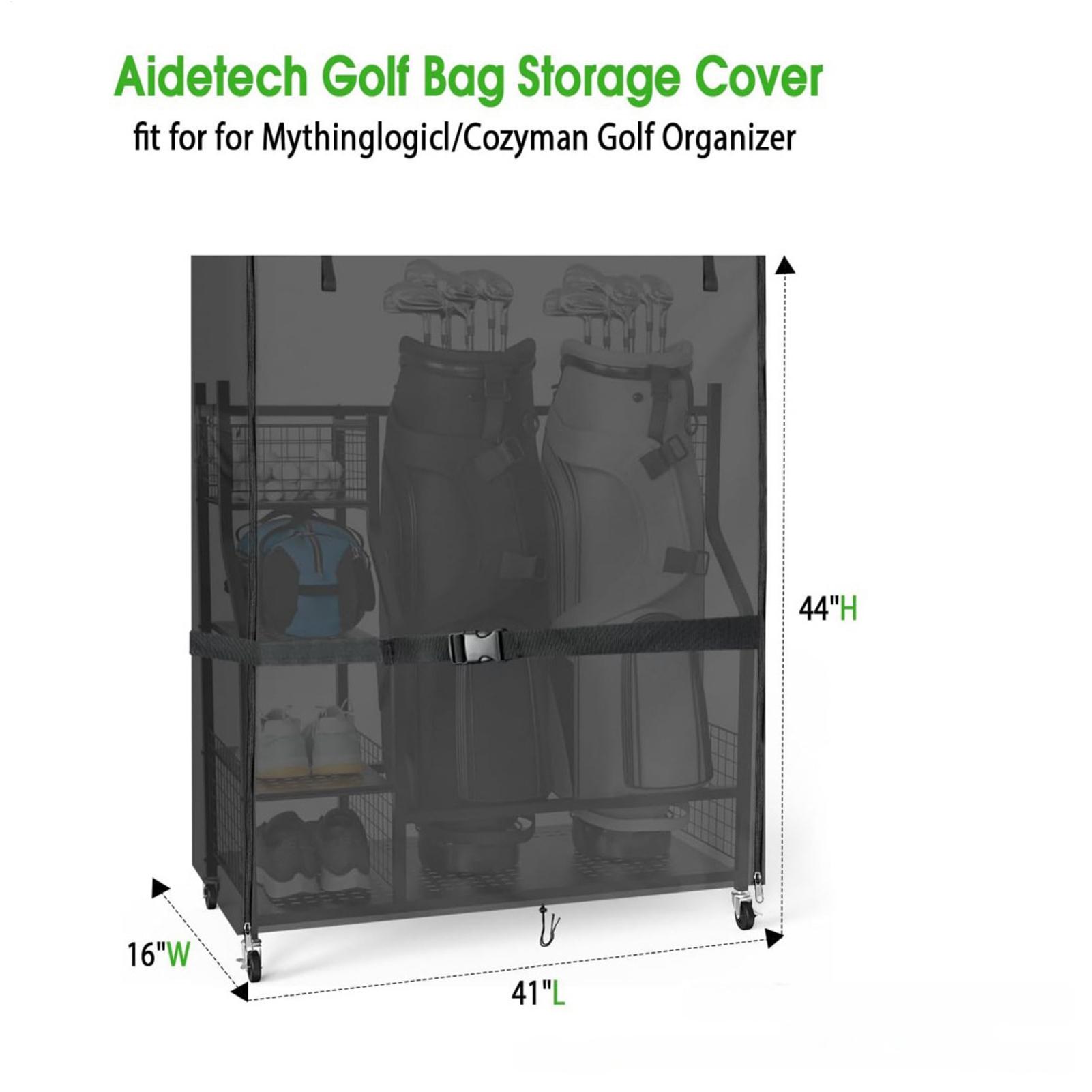 Golf Bag Storage Cover Oxford  - Golf Equipment Garage Organizer review and price