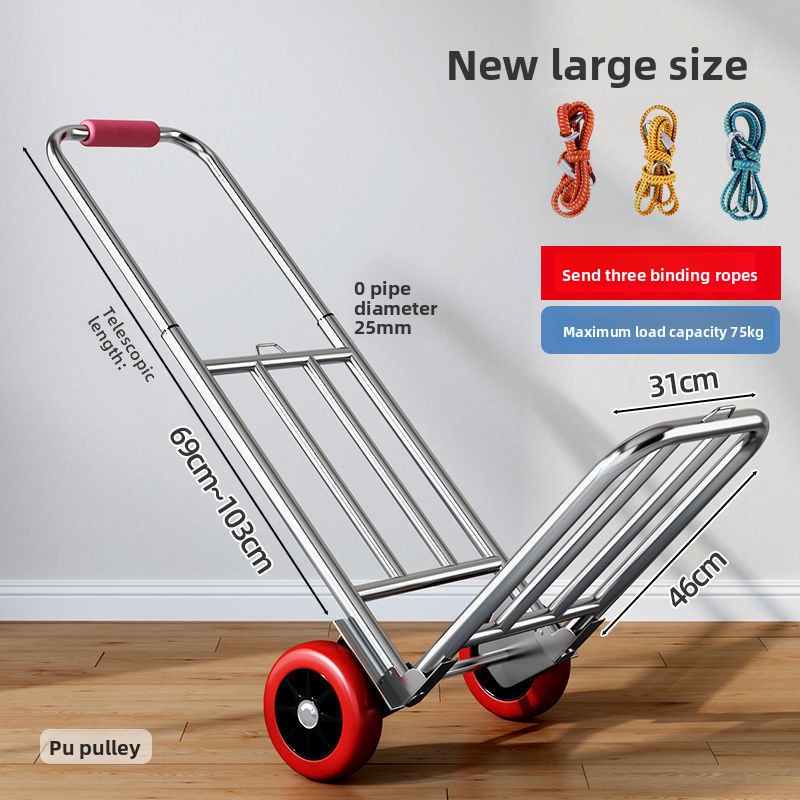 Hand-pulled Cart Folding Porta - Pull Cart Fold review and price
