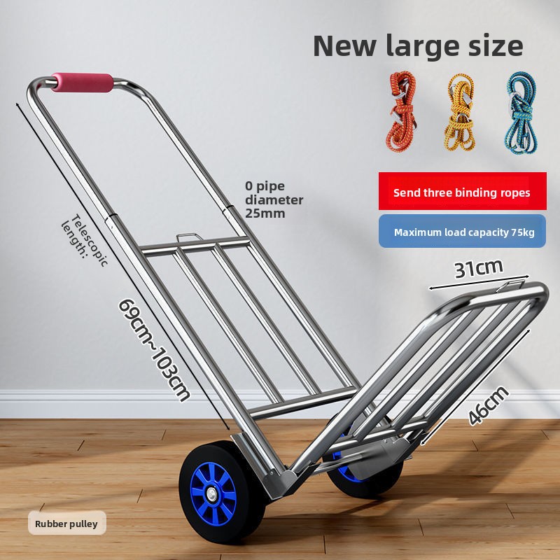 Hand-pulled Cart Folding Porta - Pull Cart Fold review and price