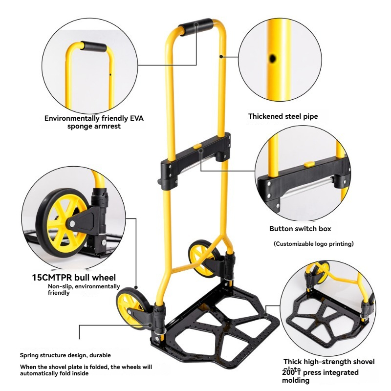 Lightweight Folding Portable H - Pull Cart Fold review and price