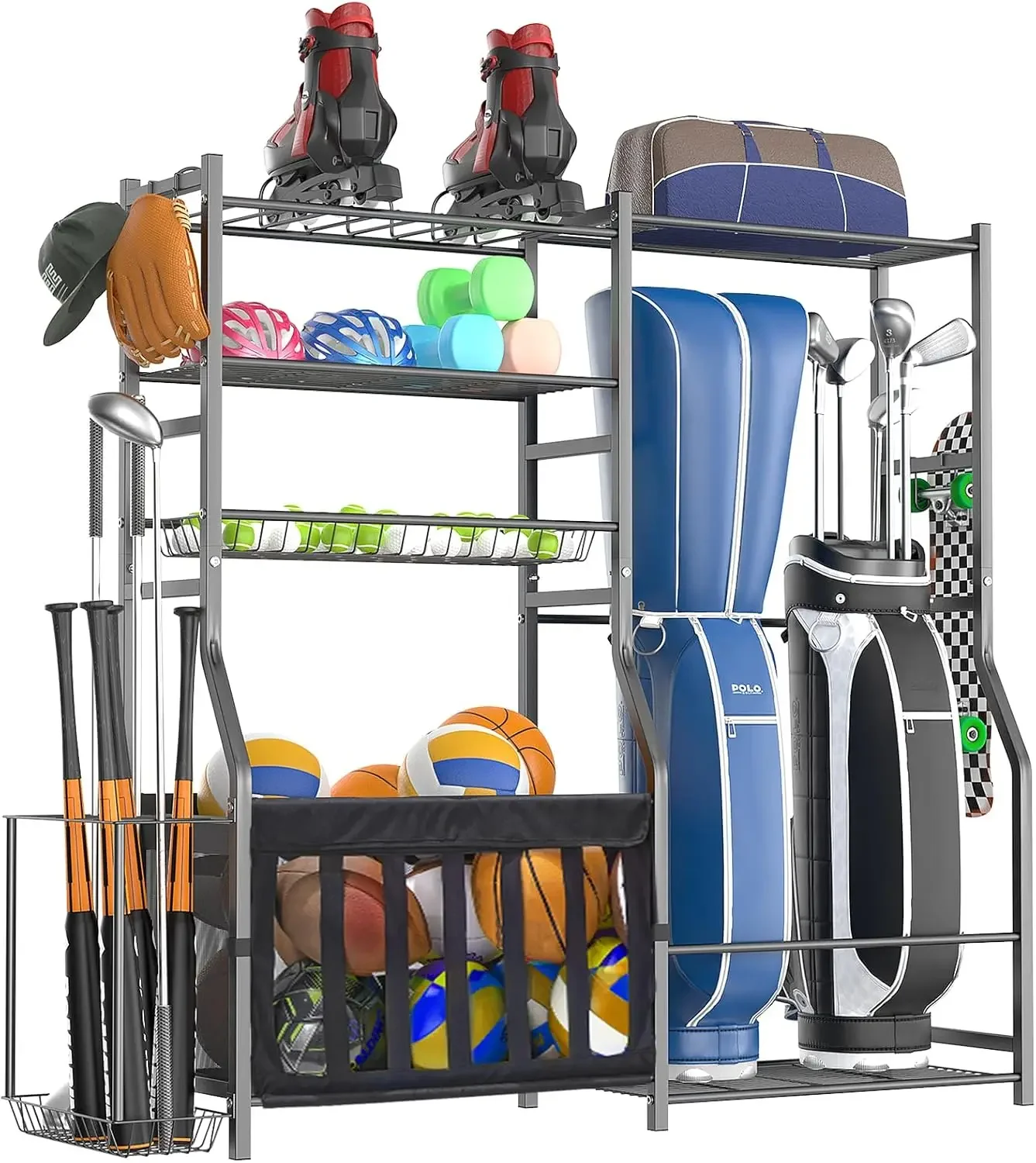 Heavy Duty Garage Sports Equip - Golf Equipment Garage Organizer review and price