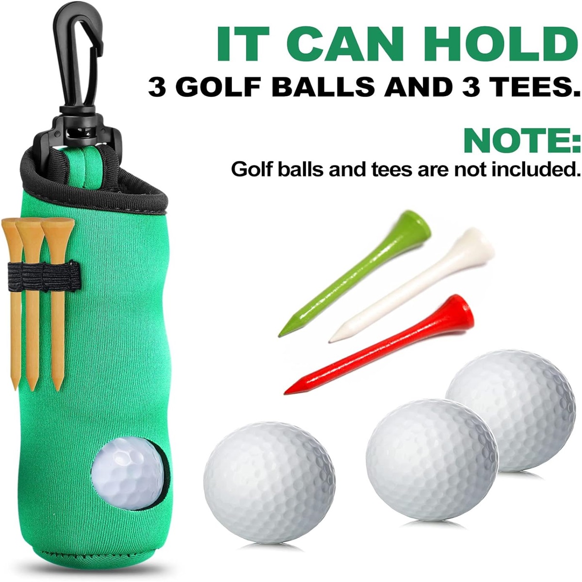 1pc Golf Tee Holder, Golf Ball - Golf Equipment Holder review and price
